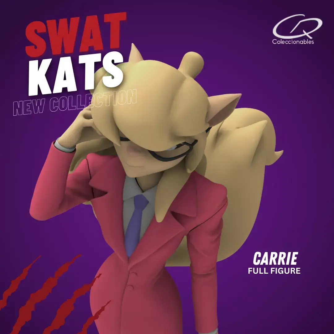 Swat Kats figures - Carrie 3D print model