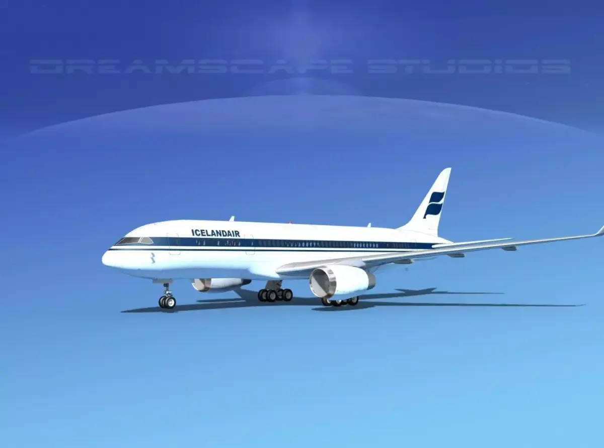 Boeing 787-8 Icelandair 3D model