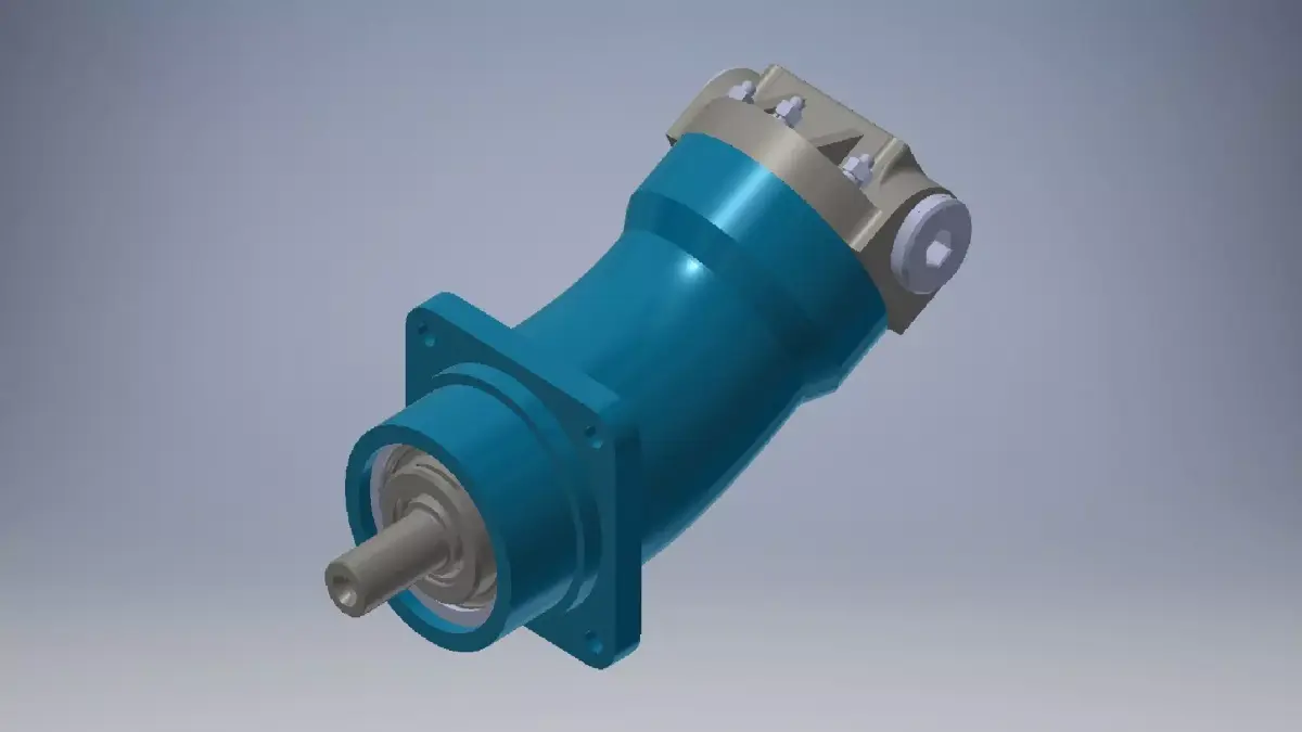Hydraulic motor type 210 3d model 3D model