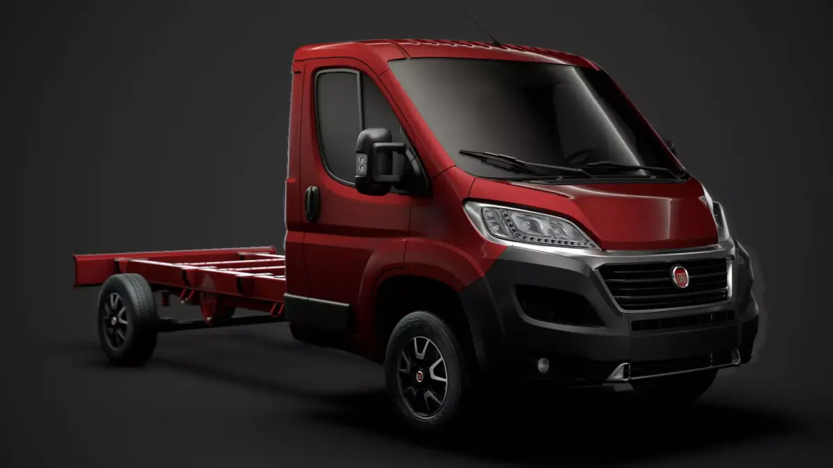 Fiat Ducato Chassis Truck Single Cab 3800WB 2020 3D model