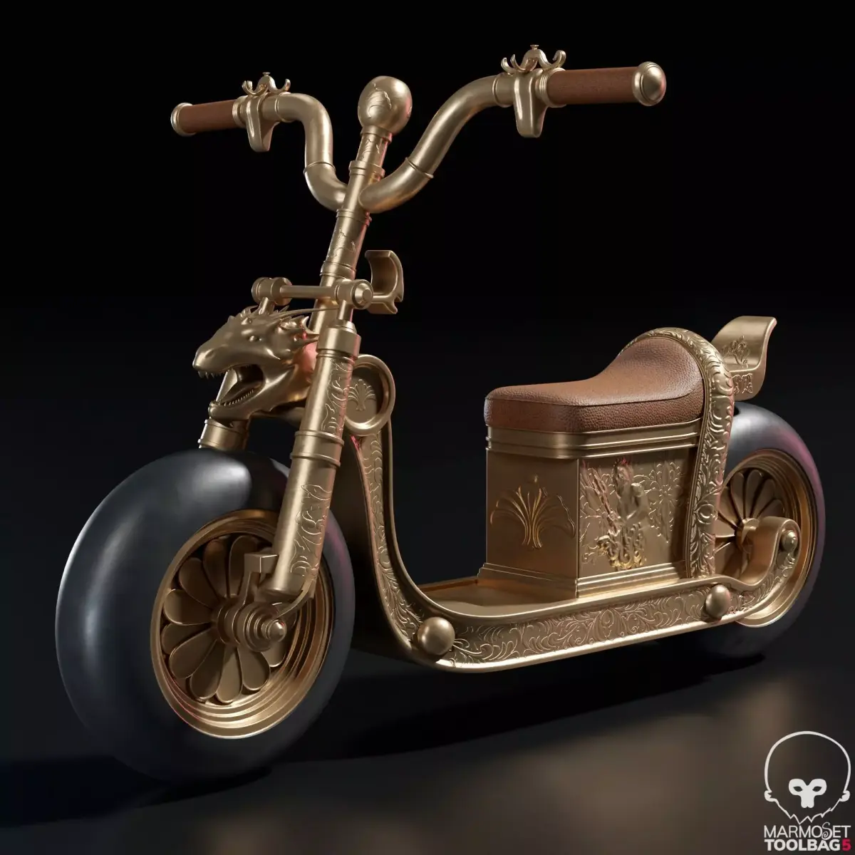 Stunt Scooter 3D model get