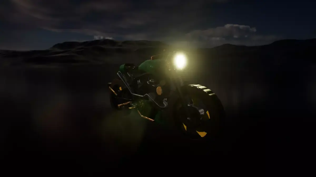 Ratrod Motorcycle  3D model