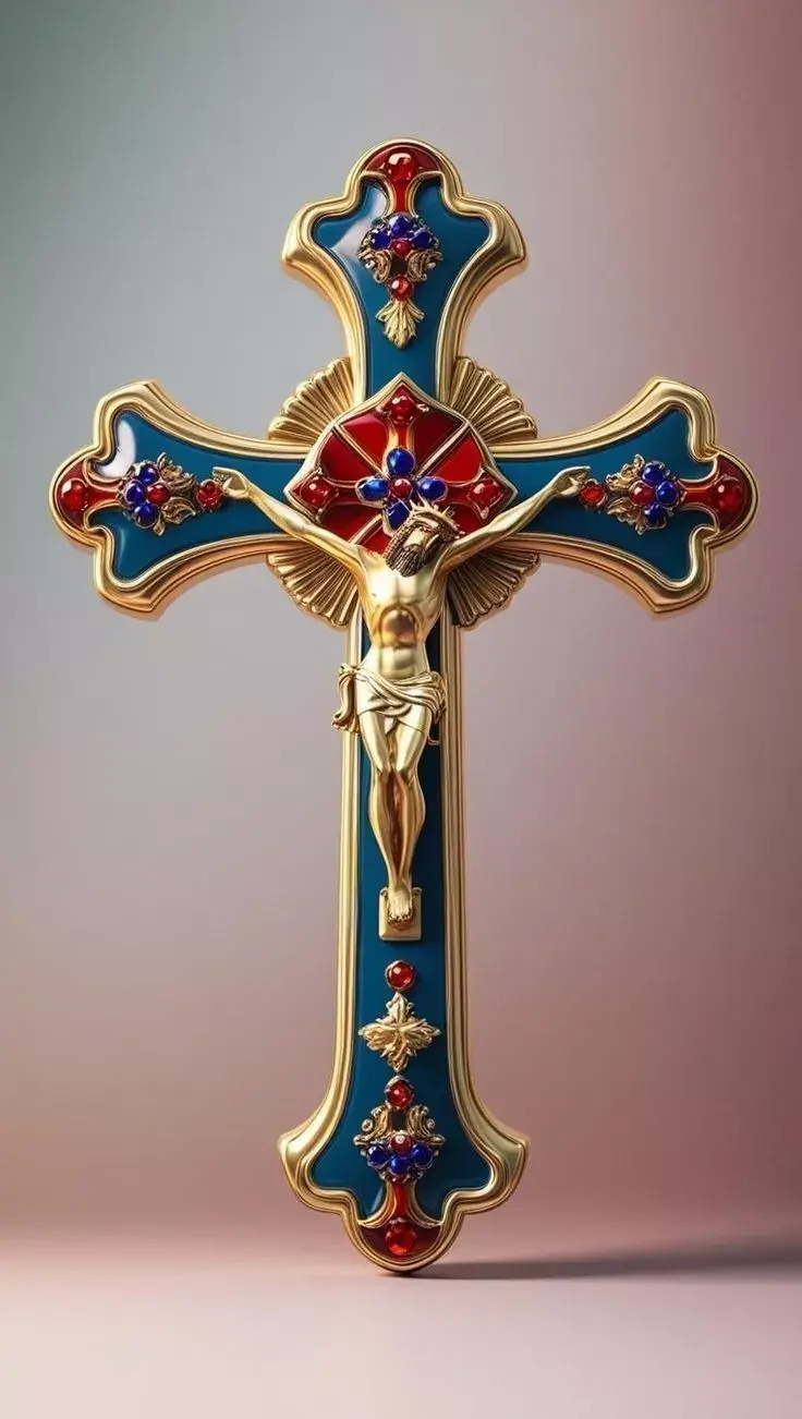 Orthodox Cross 3D Model 3D model