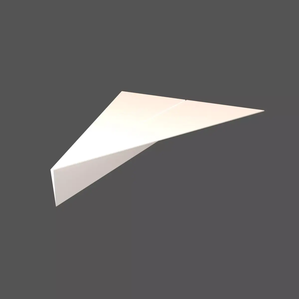 Paper Plane v4 001 Low-poly 3D model