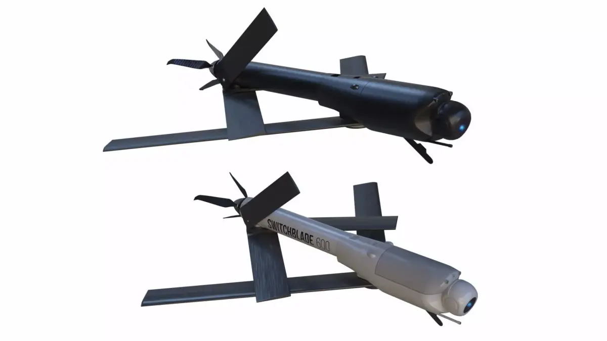 Switchblade 600 and Launcher 3D model