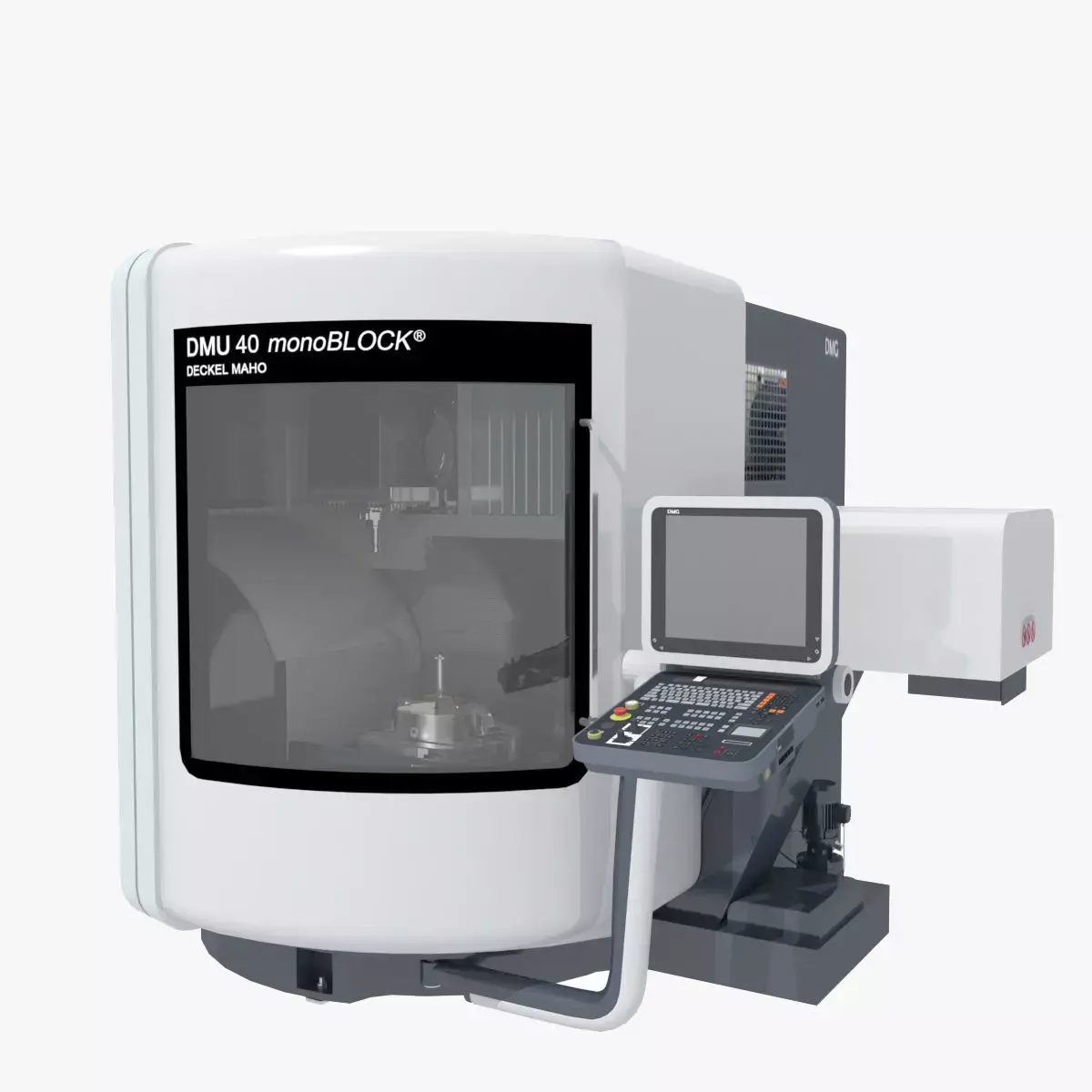 CNC Five axis machining center 3D model