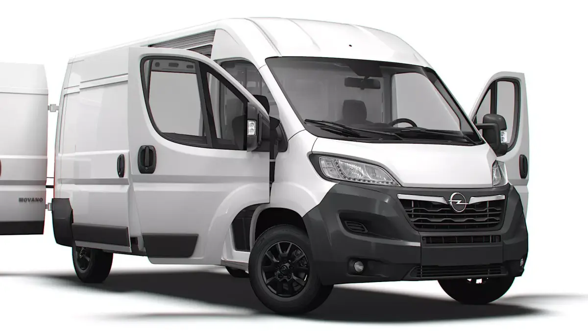 Opel Movano Van L3H2 HQ Interior 2023 3D model