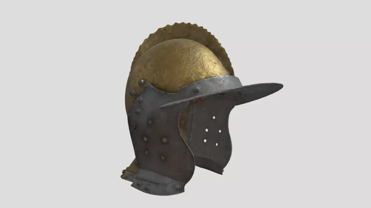 Roman Centurion Helmet Low-poly 3D model