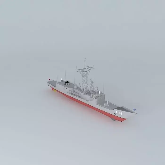 Cheng Kung class frigate ROCS FFG 1107 Free 3D model