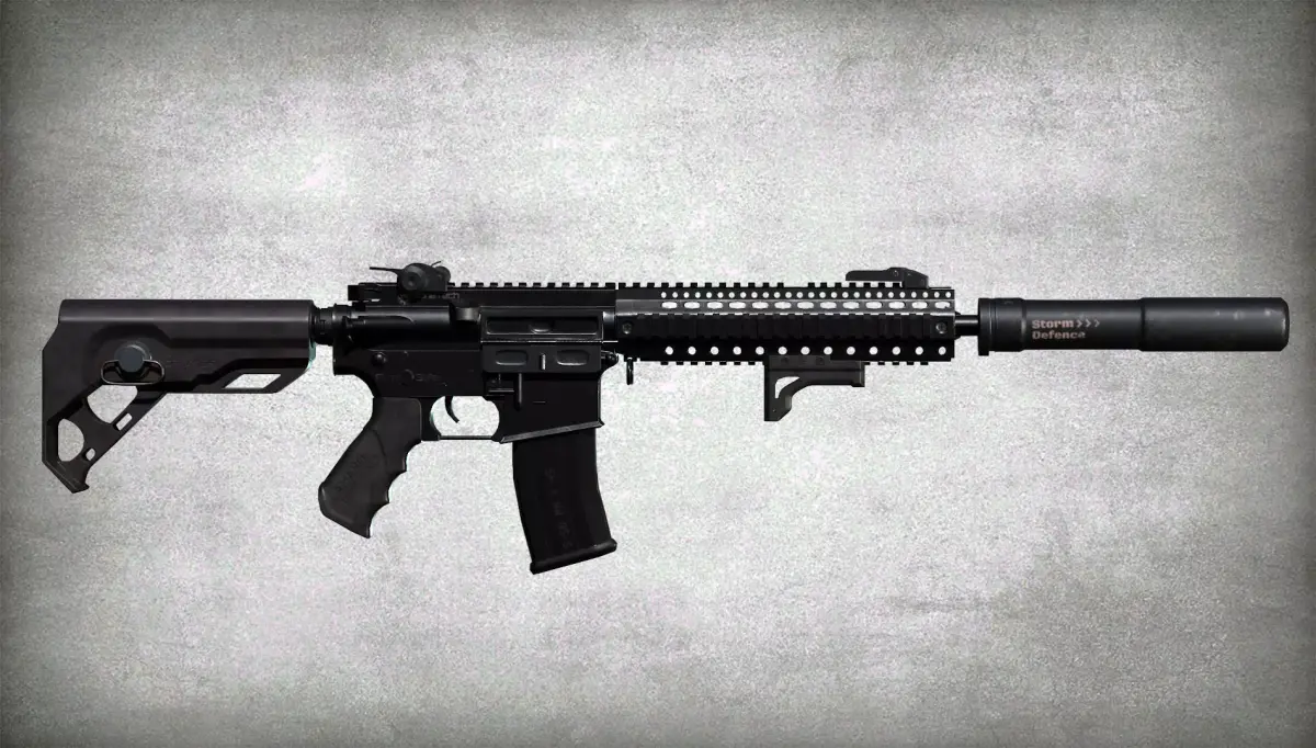 M4 Rifle Constructor Low-poly 3D model Low-poly 3D model