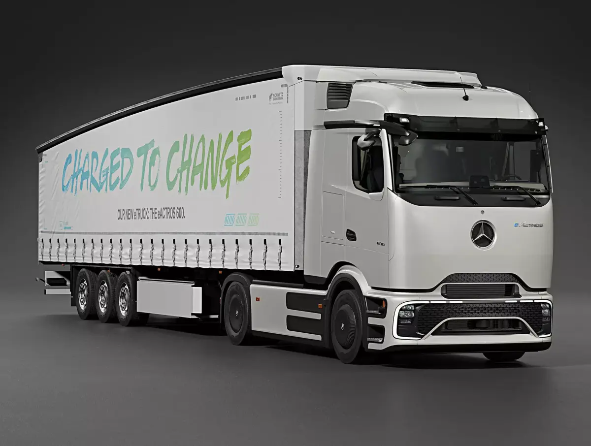 2025 Mercedes-Benz eActros 600 3D model