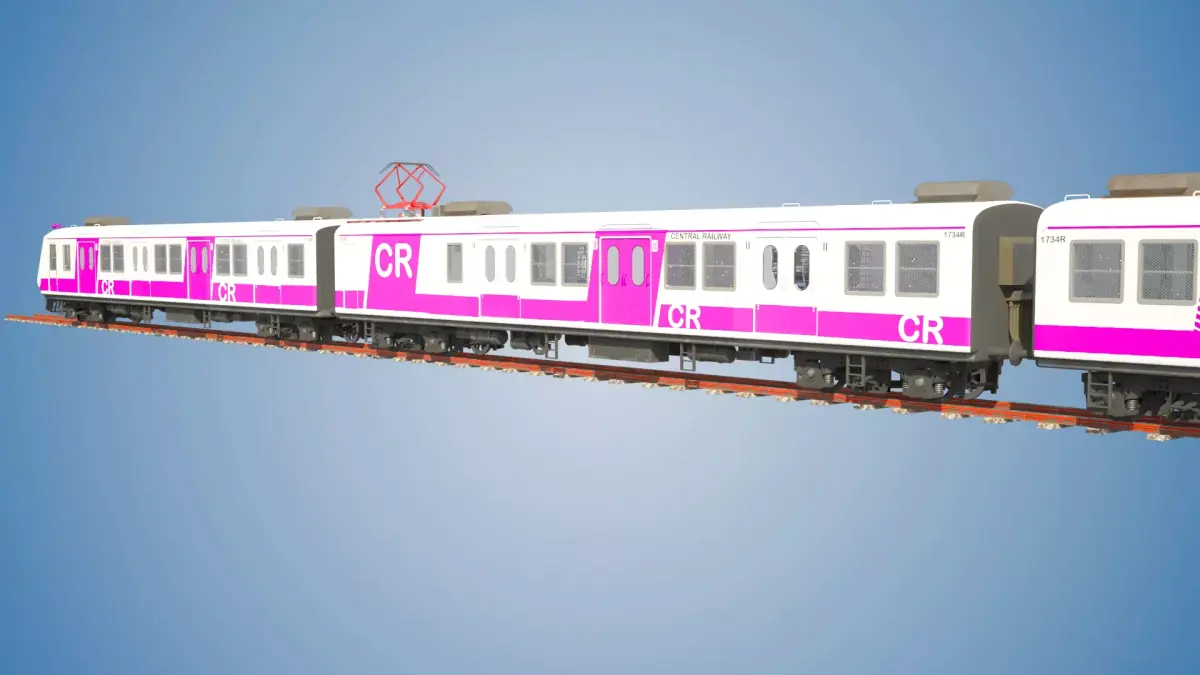  Bombardier EMU Local Train 3D model