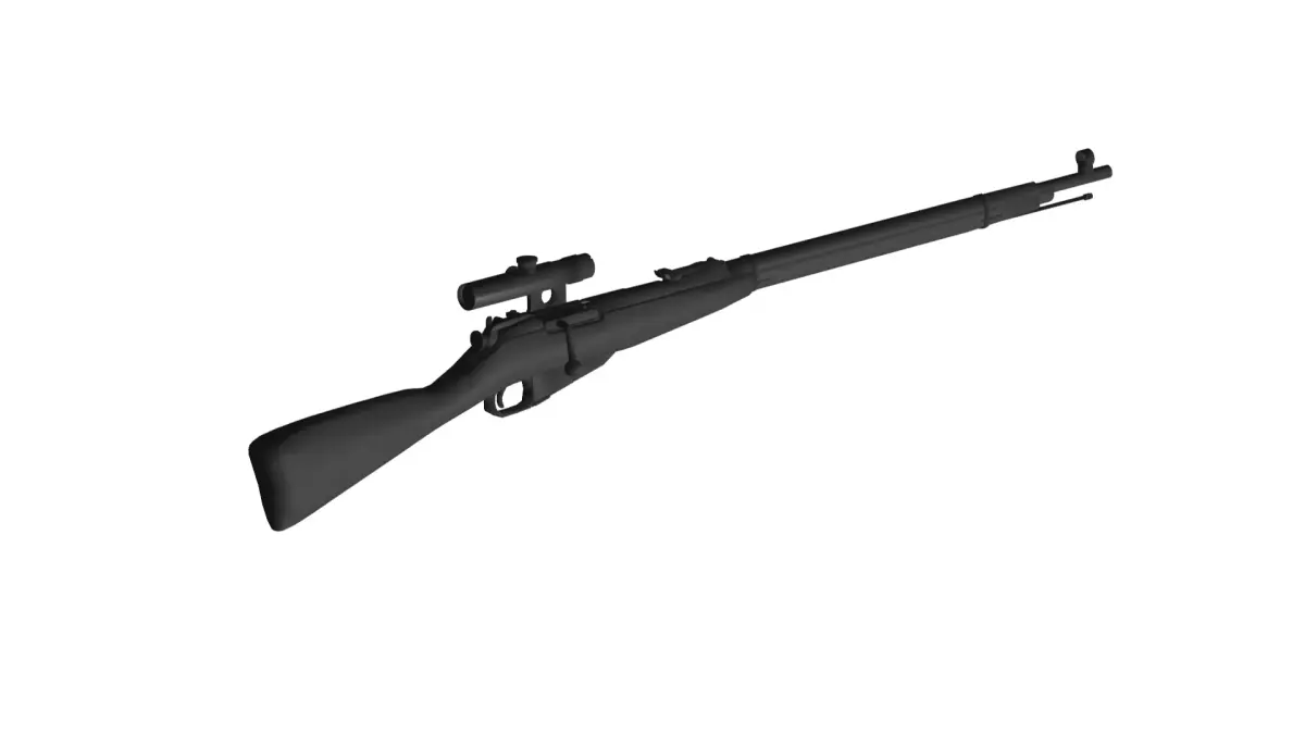 mosin sniper 3D model