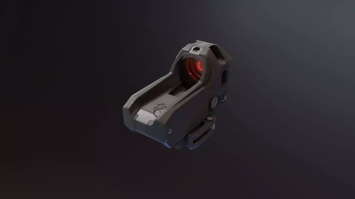 Mepro m22 Reddot Low-poly 3D model