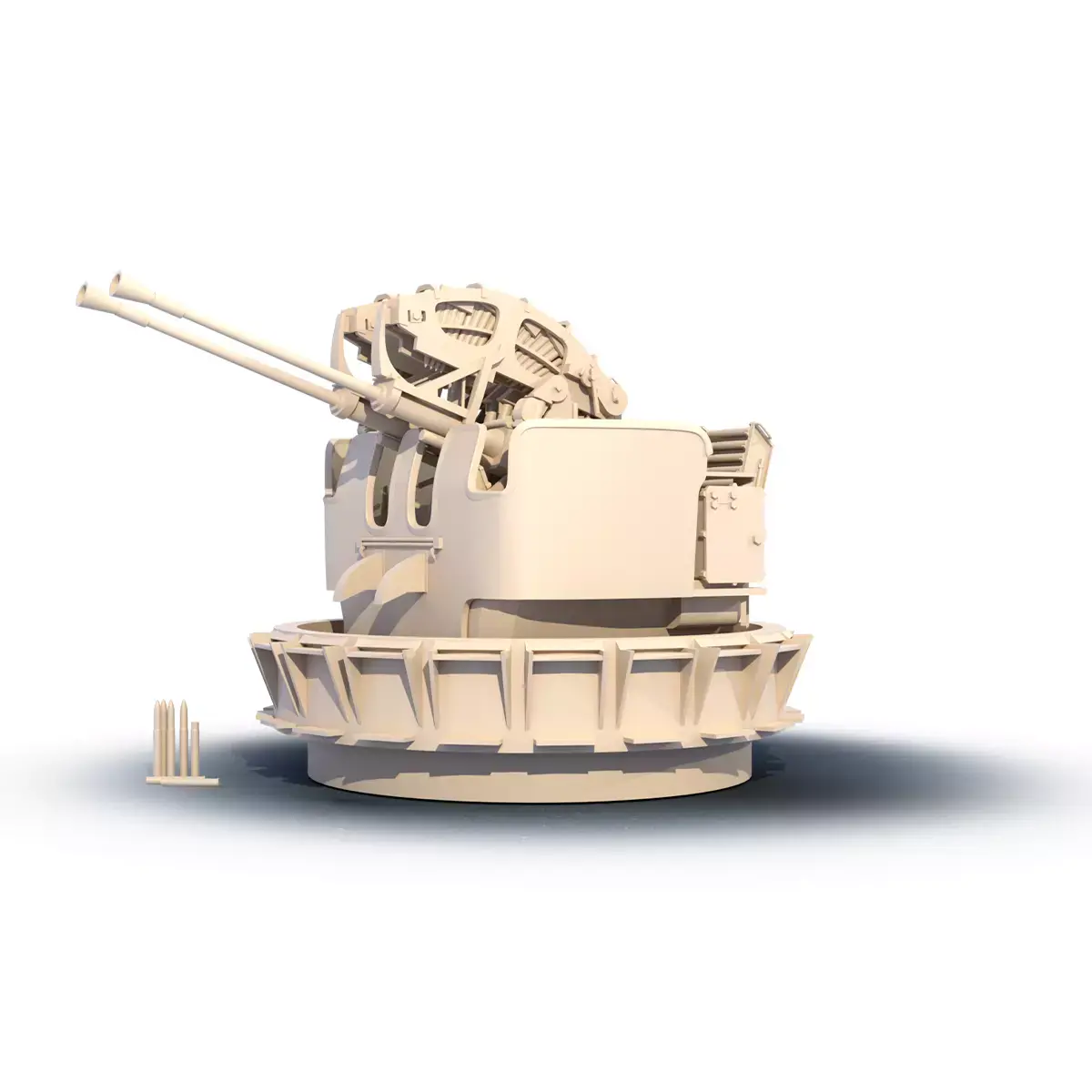 twin Bofors SP48 3D print model