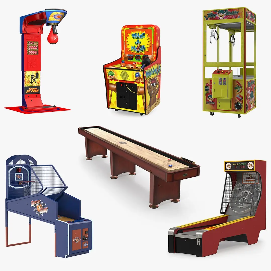 Arcade Games Collection 4 3D model