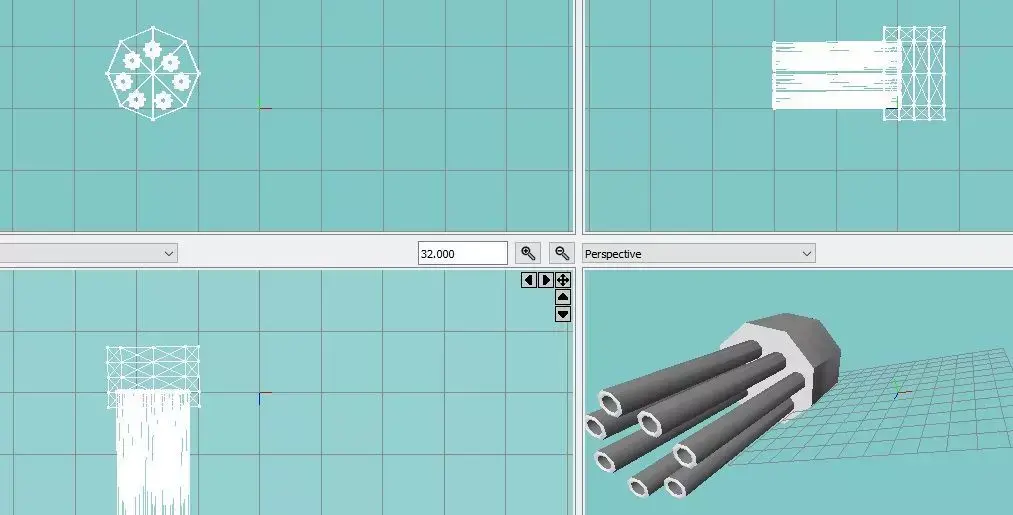 mini mini gun Free low-poly 3D model