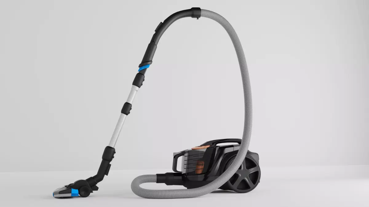 Modern Bagless Vacuum Cleaner Low-poly 3D model