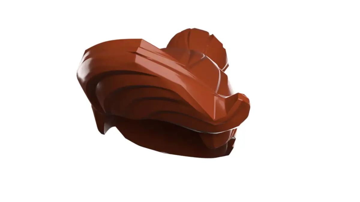 Custom3Dprint Minifigure Accessory - Minifigure Hair S2 - 012 3D print model