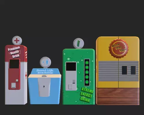 Call of Duty Style Perk Machines Free low-poly 3D model