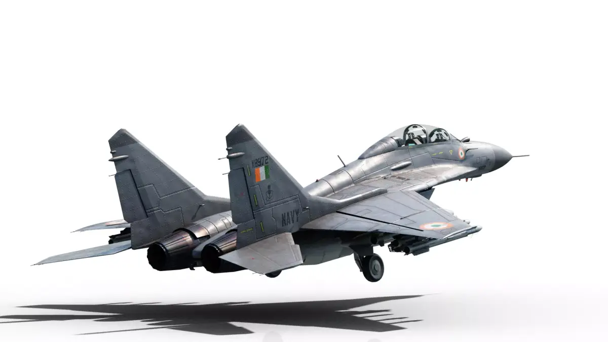 Mikoyan-Gurevich MiG-29Kub Mig29Kub shipboard aircraft Low-poly 3D model