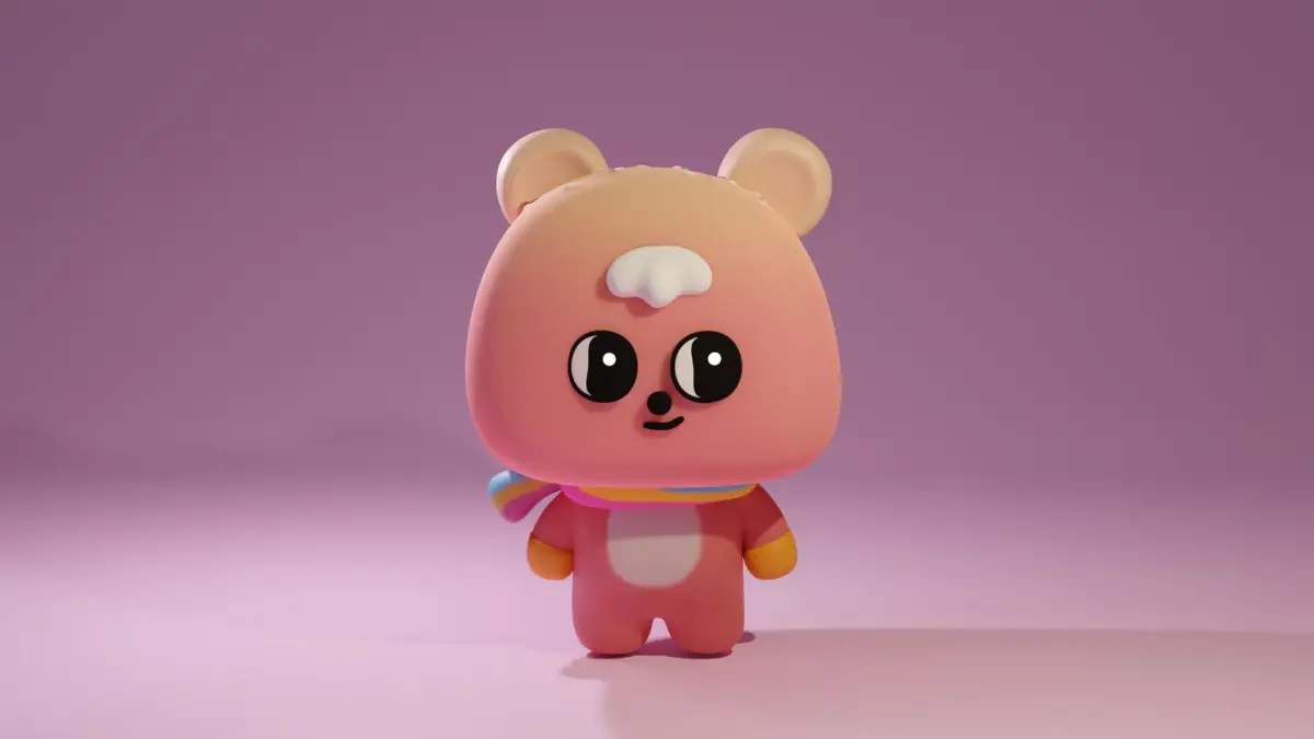 Sunny Lazy Bear Free 3D model