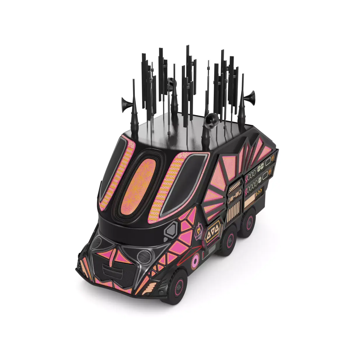 Broadcast Vehicle 3D model get
