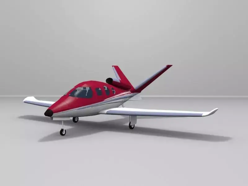 Cirrus Vision SF50 Low-poly 3D model