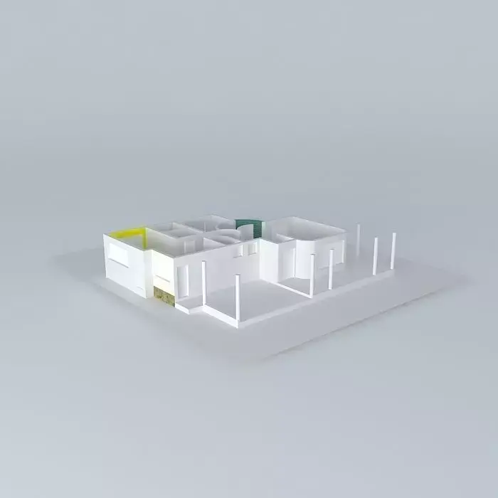 house view construction Free 3D model