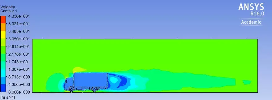 Truck simulation in ansys 15 and 16  3D model