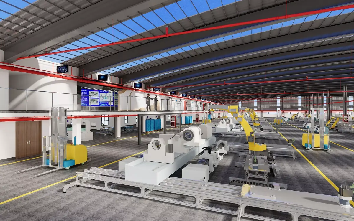 Factory Interior Scene  3D model