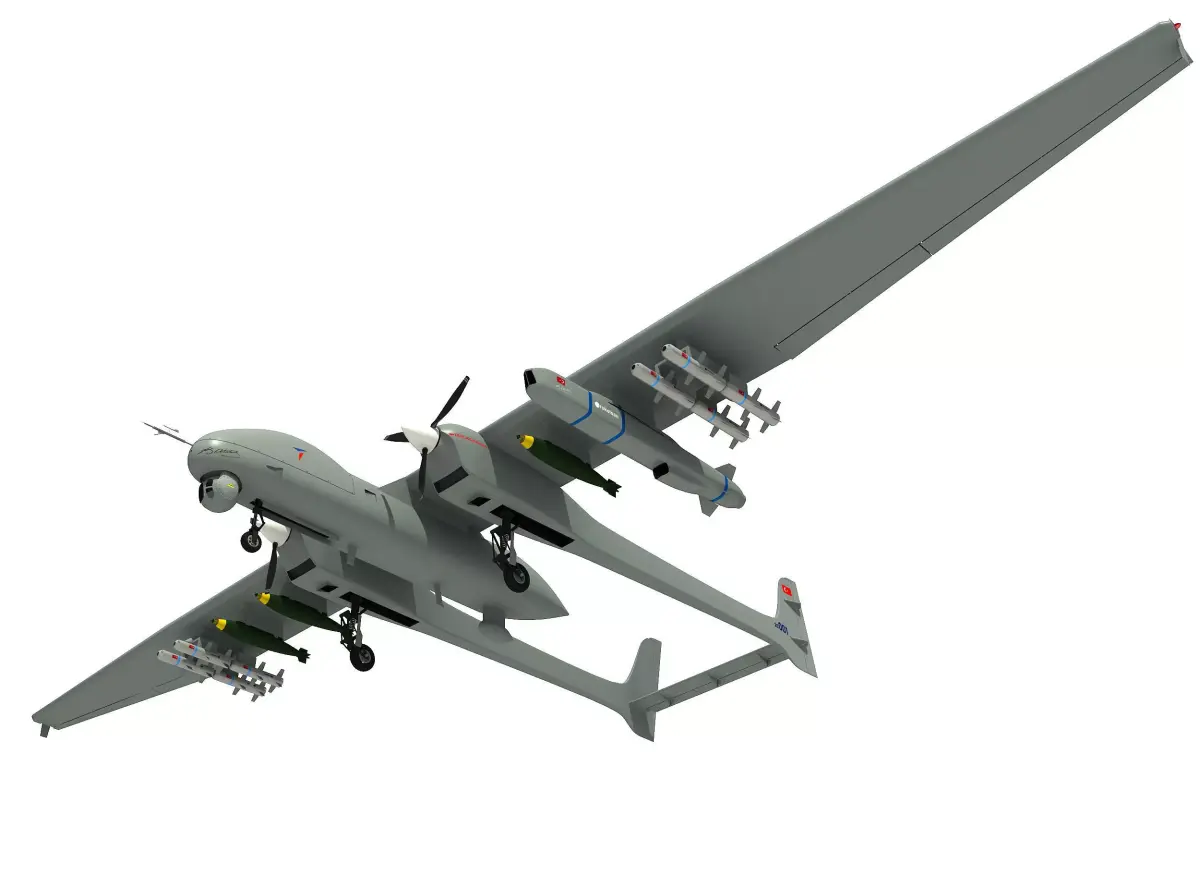 AKSUNGUR UAV ANKA-2 3D model