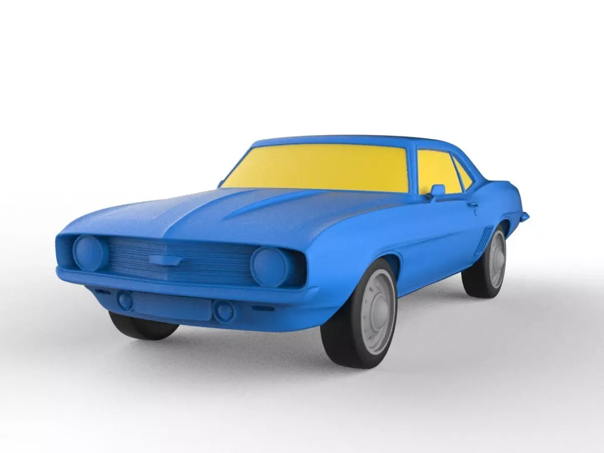 Chevrolet Camaro 1969 Classic Car 3D print model