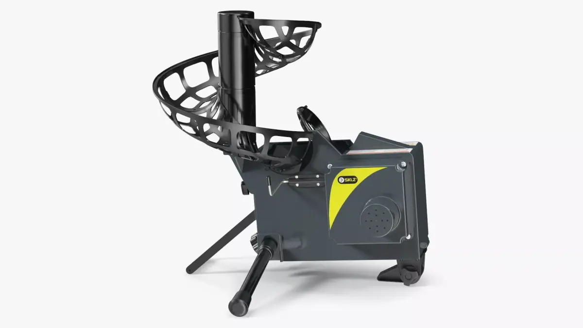 SKLZ Catapult Baseball Pitching Machine Grey 3D model