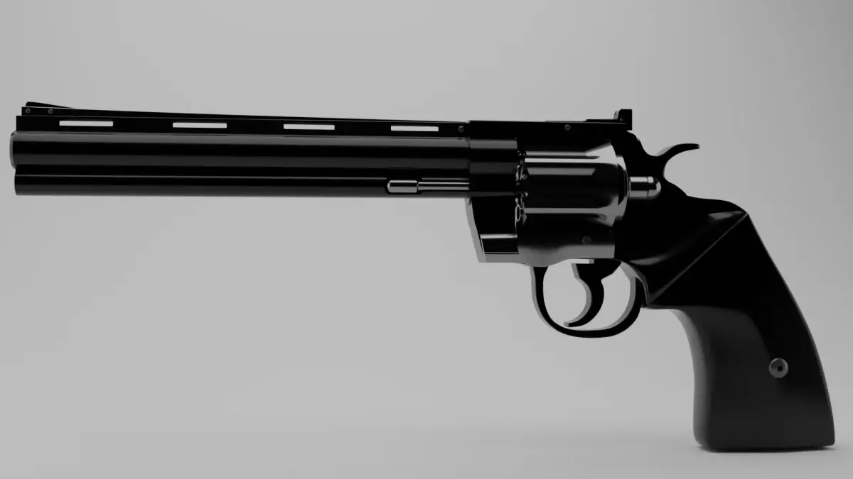 Colt Python 3D model