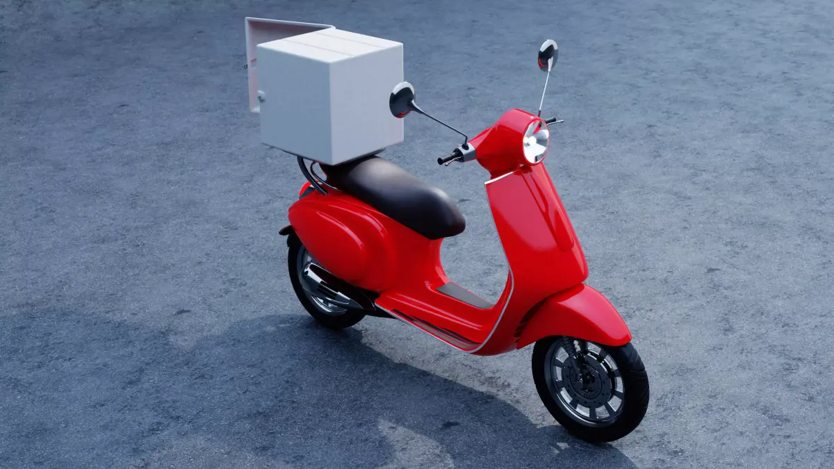 Vespa Delivery 3D model