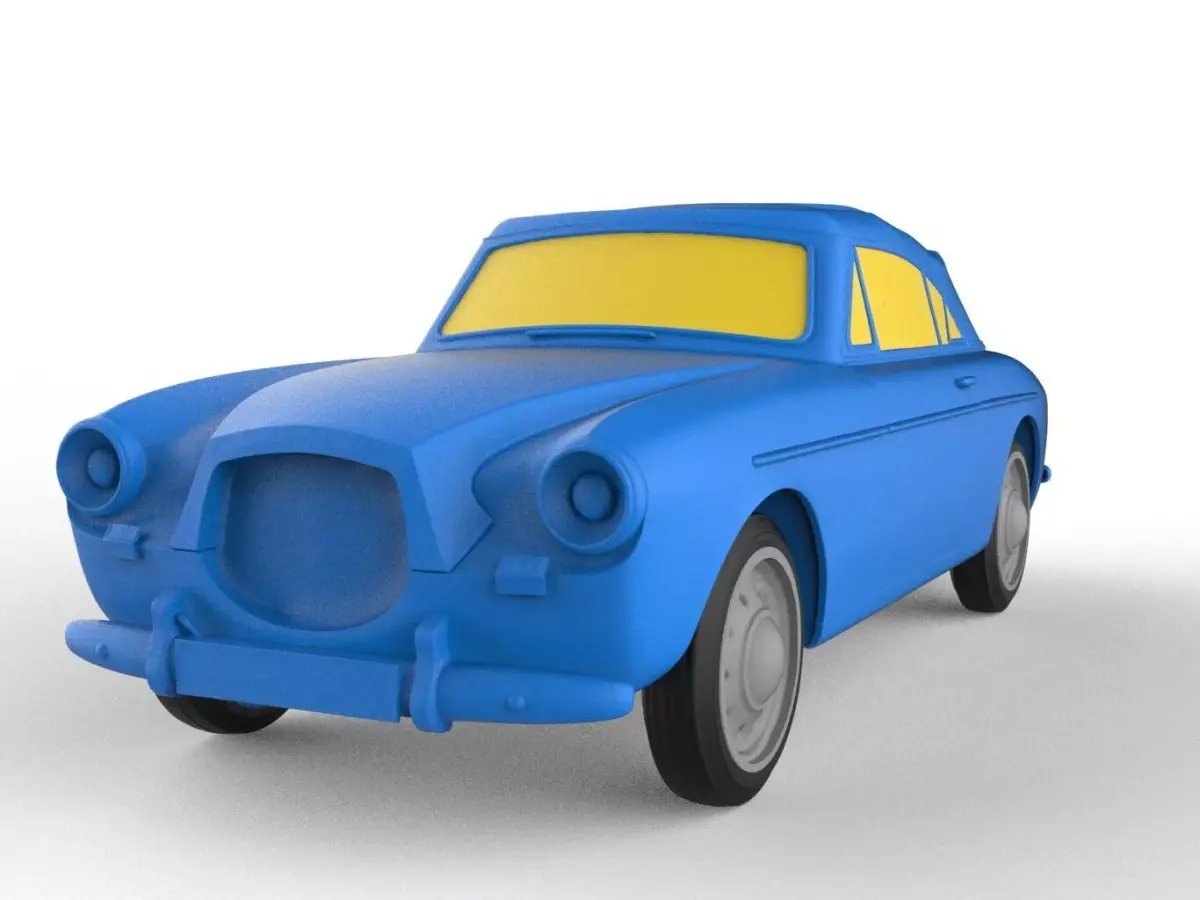 Volvo 1959 Classic Car 3D print model