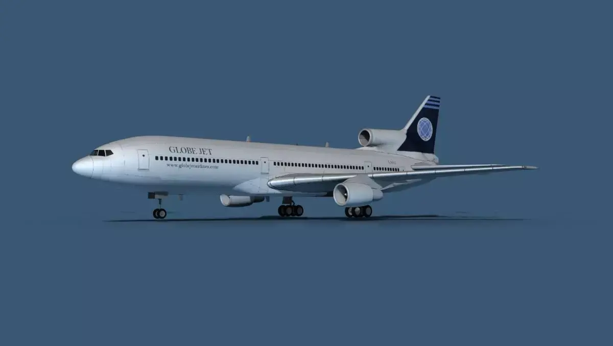 Lockheed L-1011-50 Globe Jet 3D model