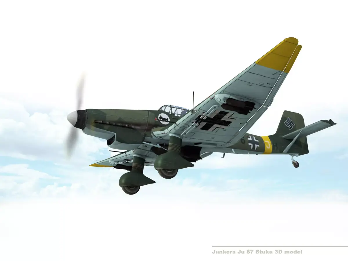 Junkers Ju 87 Stuka  3D model