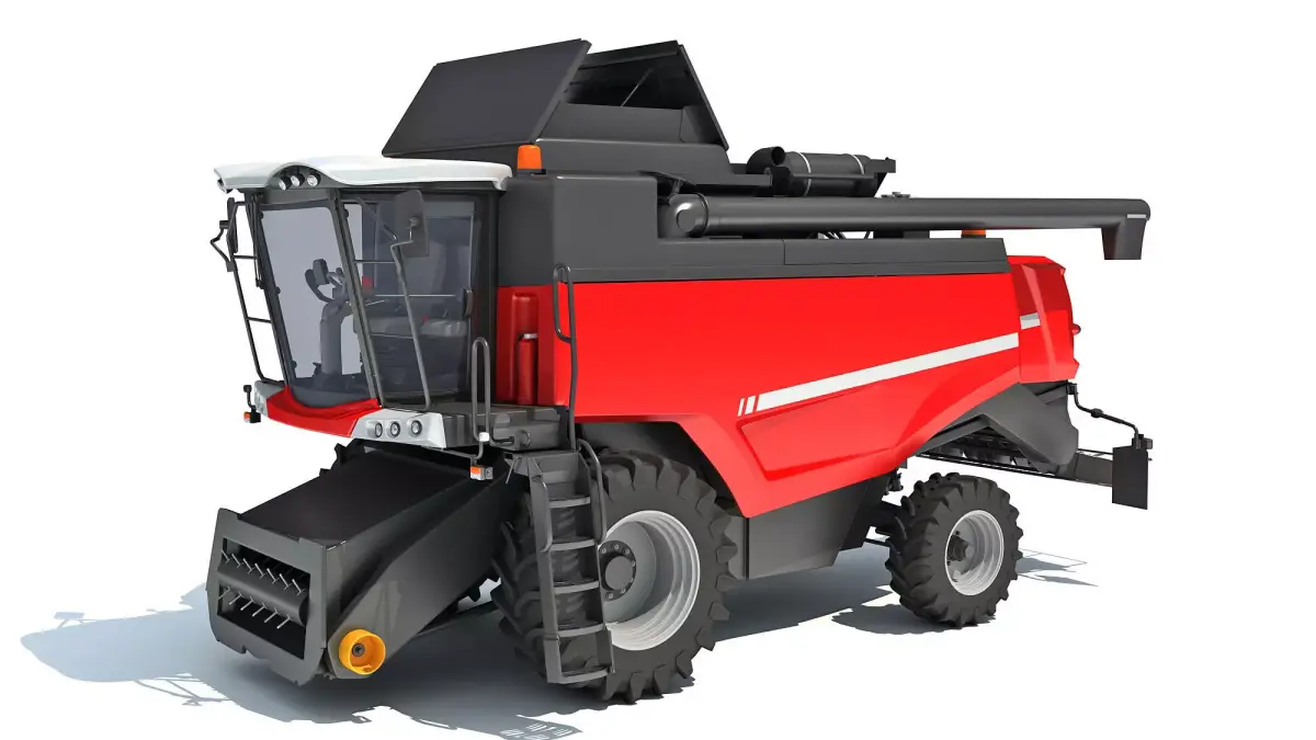 Combine Harvester 3D model 18