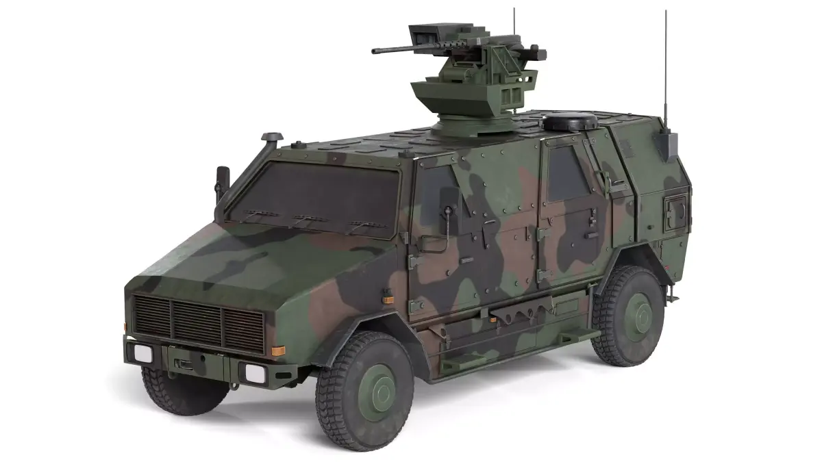 ATF Dingo 2 Infantry Mobility Vehicle Low-poly 3D model