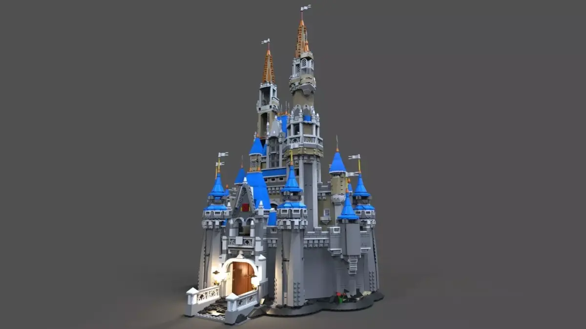 Lego Castle disney 3D model