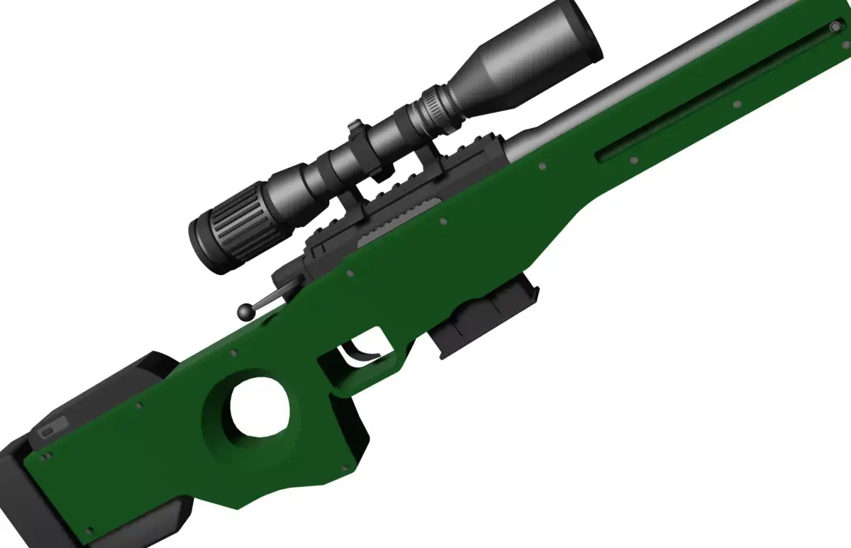 AWP Sniper Free 3D model