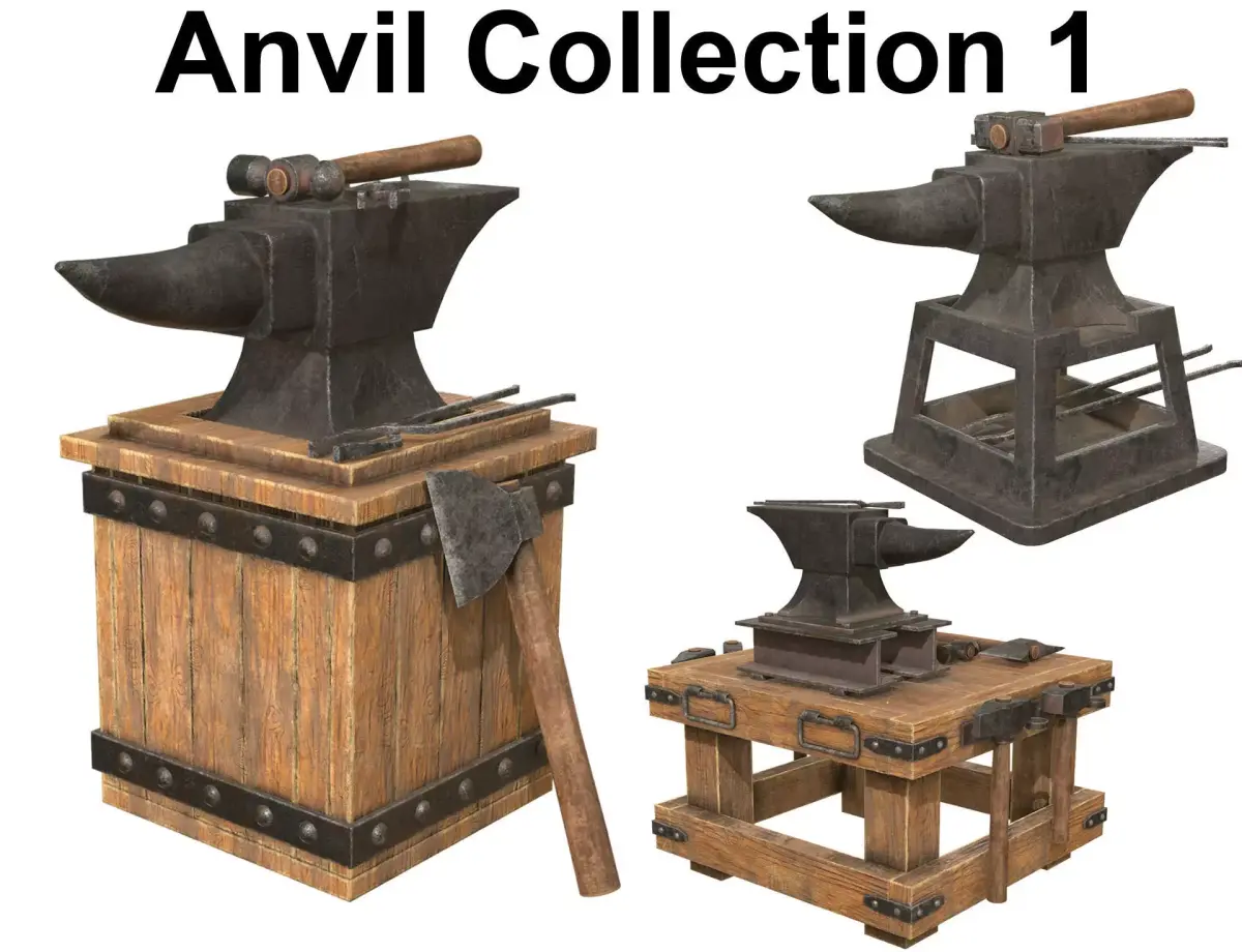 Anvil Collection 1 3D Model Pack