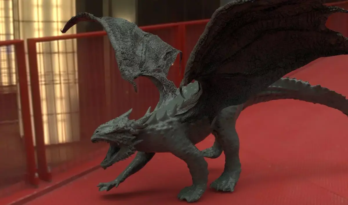 Dragon Crocodile hybrid 3D model