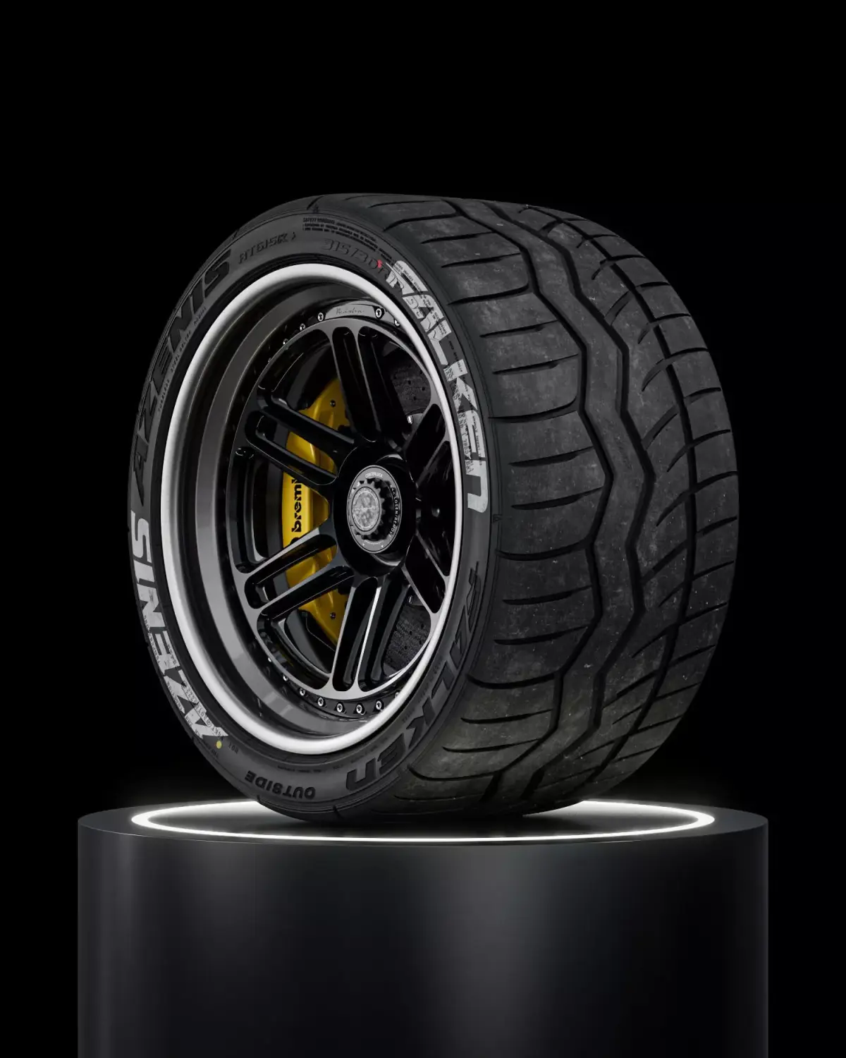 Falken Azenis RT615K Plus 315 30 ZR18 98W SL 3D model