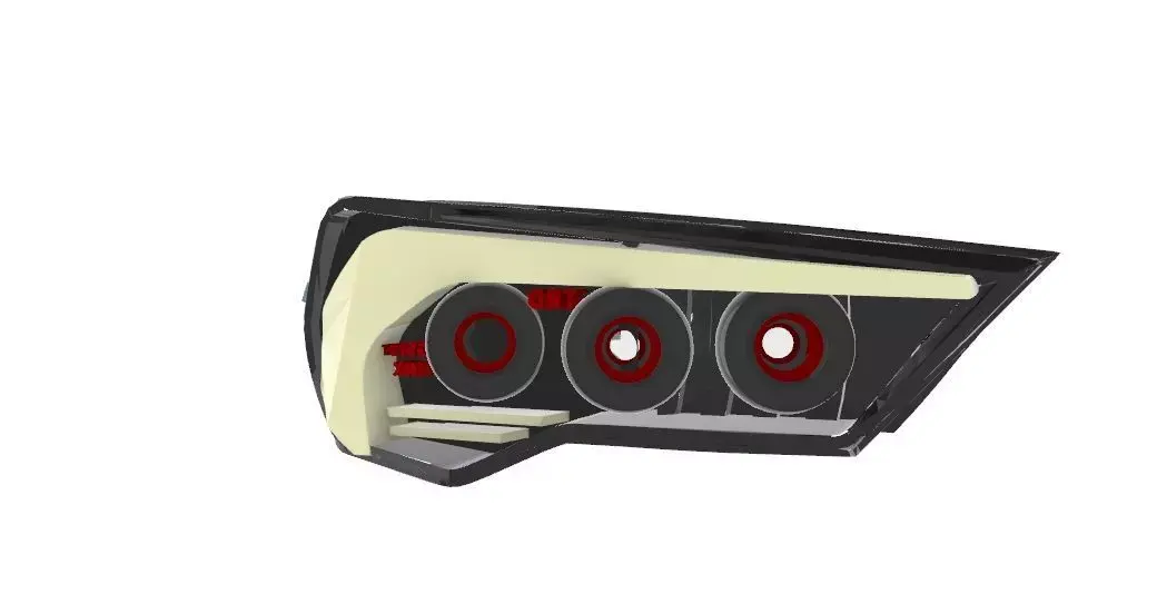 Altezza TRD Leds angel eye Low-poly 3D model