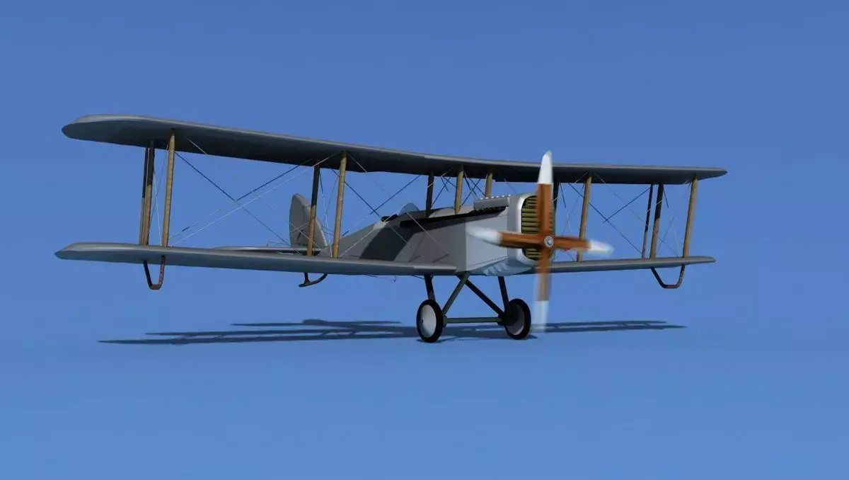 Airco DH-4 Air Mail Unmarked 3D model