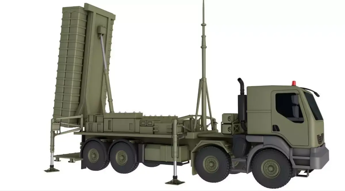 SAMP-T Air Defense Missile System  3D model