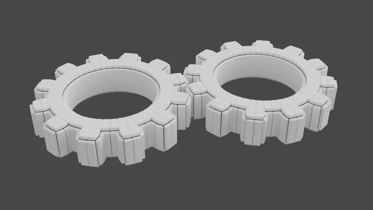 Hradsurface gears Free 3D print model